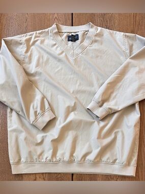 Cherokee Men's Cream V-Neck Pullover X-LARGE